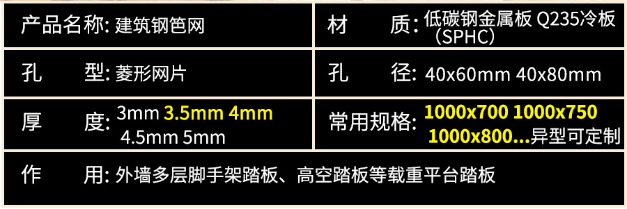 建筑腳手架鋼笆網(wǎng)片-菱形鋼笆網(wǎng)片